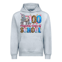 Heather Grey 100 magical days of school Urban Hoodie - LillyAllenDesigns