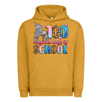 Pigment Peanut Butter 100 magical days of school Urban Hoodie - LillyAllenDesigns