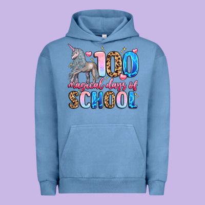 100 Magical Days Of School Urban Hoodie Designed By Lillyallendesigns