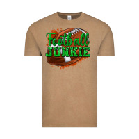 Vintage Coffee football junkie Vintage Tee - texasbilliewilder
