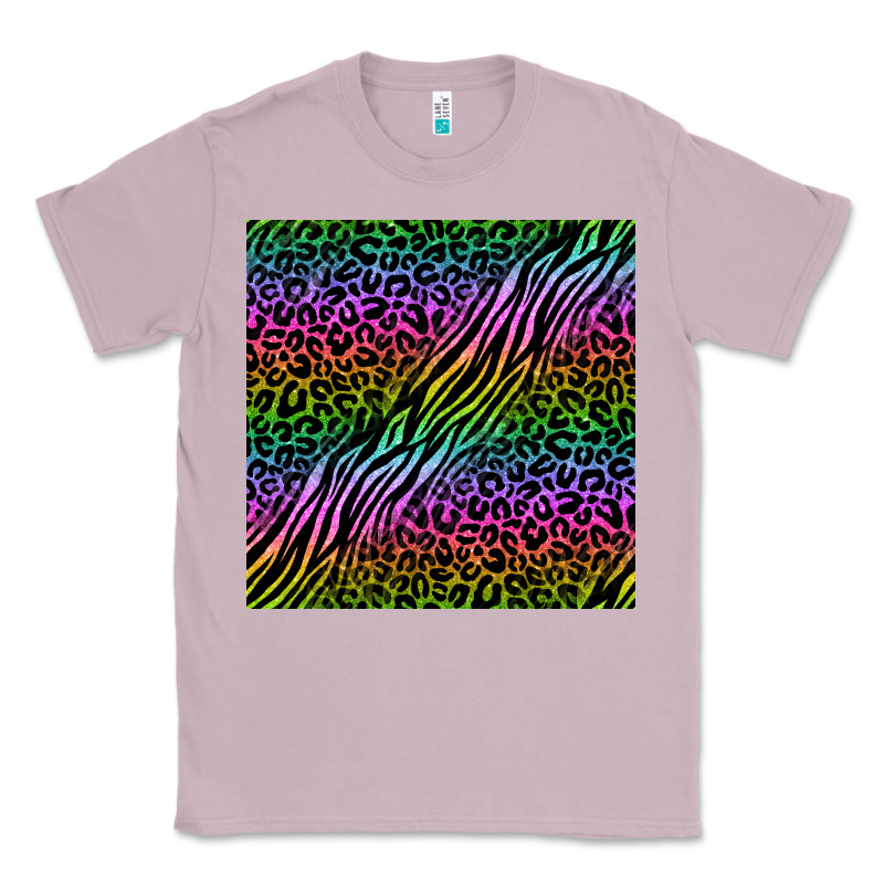 Neon Glitter Safari Seamless Pattern Classic Tee by BundleAndBundleShop | Teevron