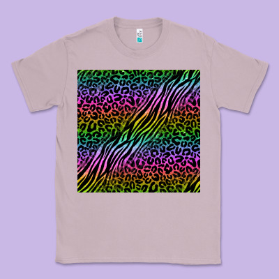 Neon Glitter Safari Seamless Pattern Classic Tee Designed By Bundleandbundleshop