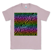 Lilac neon glitter safari seamless pattern Classic Tee - BundleAndBundleShop