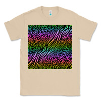 Mushroom neon glitter safari seamless pattern Classic Tee - BundleAndBundleShop