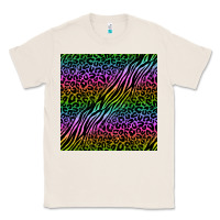 Natural neon glitter safari seamless pattern Classic Tee - BundleAndBundleShop