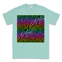 Seafoam neon glitter safari seamless pattern Classic Tee - BundleAndBundleShop