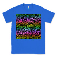 True Royal neon glitter safari seamless pattern Classic Tee - BundleAndBundleShop