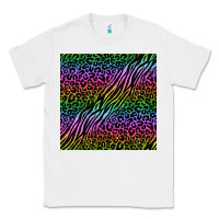 White neon glitter safari seamless pattern Classic Tee - BundleAndBundleShop