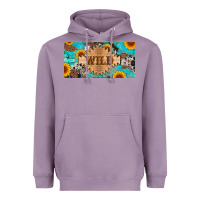 Lavender western wild and sunflower leopard turquoise cowhide licanse plate Heavyweight Hoodie - Artiststas