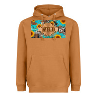 Meerkat western wild and sunflower leopard turquoise cowhide licanse plate Heavyweight Hoodie - Artiststas