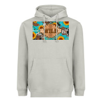 Moon Dust western wild and sunflower leopard turquoise cowhide licanse plate Heavyweight Hoodie - Artiststas