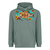 Sage western wild and sunflower leopard turquoise cowhide licanse plate Heavyweight Hoodie - Artiststas