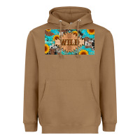 Toasted Coconut western wild and sunflower leopard turquoise cowhide licanse plate Heavyweight Hoodie - Artiststas