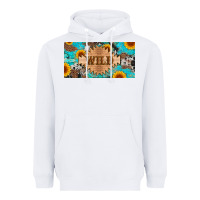 White western wild and sunflower leopard turquoise cowhide licanse plate Heavyweight Hoodie - Artiststas