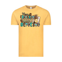 Vintage Mustard more espresso less depresso Vintage Tee - Zillion Design Studio