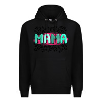 Black mama leopard Premium Hoodie - MaliasSmallBusiness