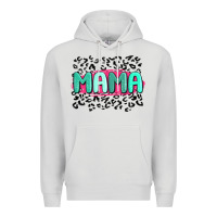 Dove Grey mama leopard Premium Hoodie - MaliasSmallBusiness