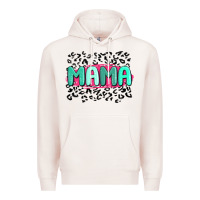 Pale Pink mama leopard Premium Hoodie - MaliasSmallBusiness
