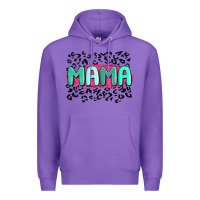 Purple mama leopard Premium Hoodie - MaliasSmallBusiness