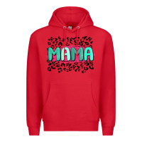 Red mama leopard Premium Hoodie - MaliasSmallBusiness