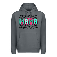 Rock mama leopard Premium Hoodie - MaliasSmallBusiness