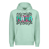 Seafoam mama leopard Premium Hoodie - MaliasSmallBusiness