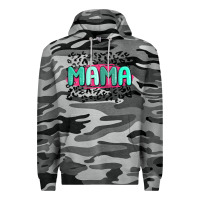 Slate Camo mama leopard Premium Hoodie - MaliasSmallBusiness