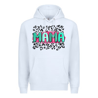 White mama leopard Premium Hoodie - MaliasSmallBusiness