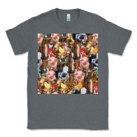 Charcoal Heather western farm animals seamless pattern Classic Tee - HRA Design Shop