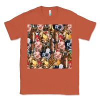 Copper western farm animals seamless pattern Classic Tee - HRA Design Shop