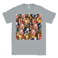 Heather Grey western farm animals seamless pattern Classic Tee - HRA Design Shop