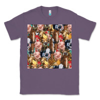 Lavender western farm animals seamless pattern Classic Tee - HRA Design Shop