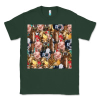 Sports Green western farm animals seamless pattern Classic Tee - HRA Design Shop