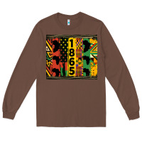 Chestnut juneteenth 1865 tumbler Long Sleeve Tee - HRA Design Shop