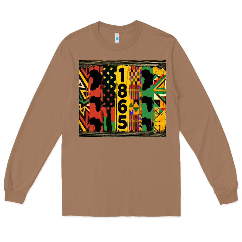 Juneteenth 1865 Tumbler Long Sleeve Tee by HRA Design Shop | Teevron