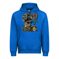 Cobalt 100 days of school hunting deer Urban Hoodie - LillyAllenDesigns