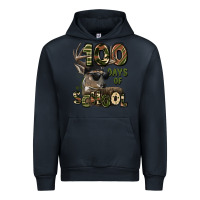 Navy 100 days of school hunting deer Urban Hoodie - LillyAllenDesigns