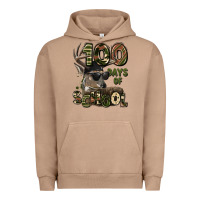 Pigment Burro 100 days of school hunting deer Urban Hoodie - LillyAllenDesigns