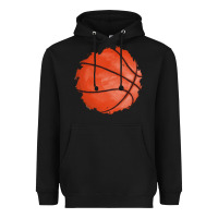 Black basketball patch Heavyweight Hoodie - AdoDesignShop