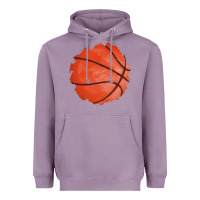 Lavender basketball patch Heavyweight Hoodie - AdoDesignShop