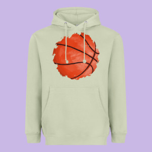 Basketball Patch Heavyweight Hoodie Designed By Adodesignshop