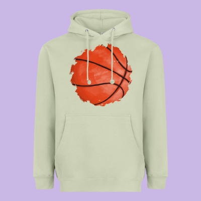 Basketball Patch Heavyweight Hoodie Designed By Adodesignshop