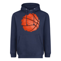 Navy basketball patch Heavyweight Hoodie - AdoDesignShop