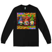 Black autism gnomes Long Sleeve Tee - AdoDesignShop