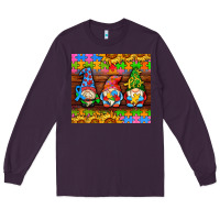 Plum autism gnomes Long Sleeve Tee - AdoDesignShop
