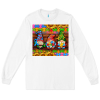 White autism gnomes Long Sleeve Tee - AdoDesignShop