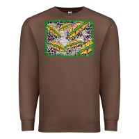 Chestnut mardi gras umbrella background Premium Sweatshirt - BarkalooDesign