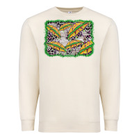 Sandshell mardi gras umbrella background Premium Sweatshirt - BarkalooDesign