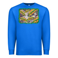 True Royal mardi gras umbrella background Premium Sweatshirt - BarkalooDesign