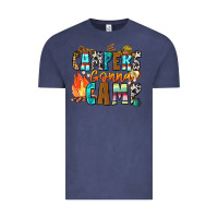 Vintage Denim campers gonna camp Vintage Tee - Zillion Design Studio